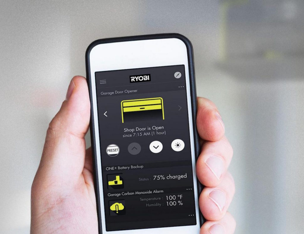 Modern Samsung garage door opener app android  garage door Style