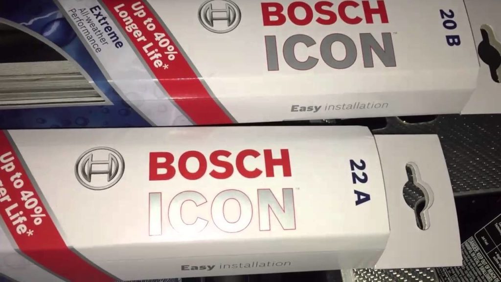 Bosch Icon Wiper Blade Chart