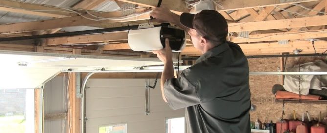changing garage door opener