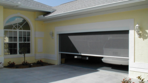 a beautiful looking garage door, large size