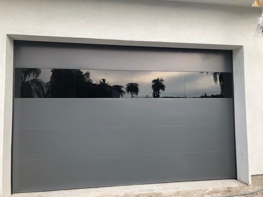 steel garage door