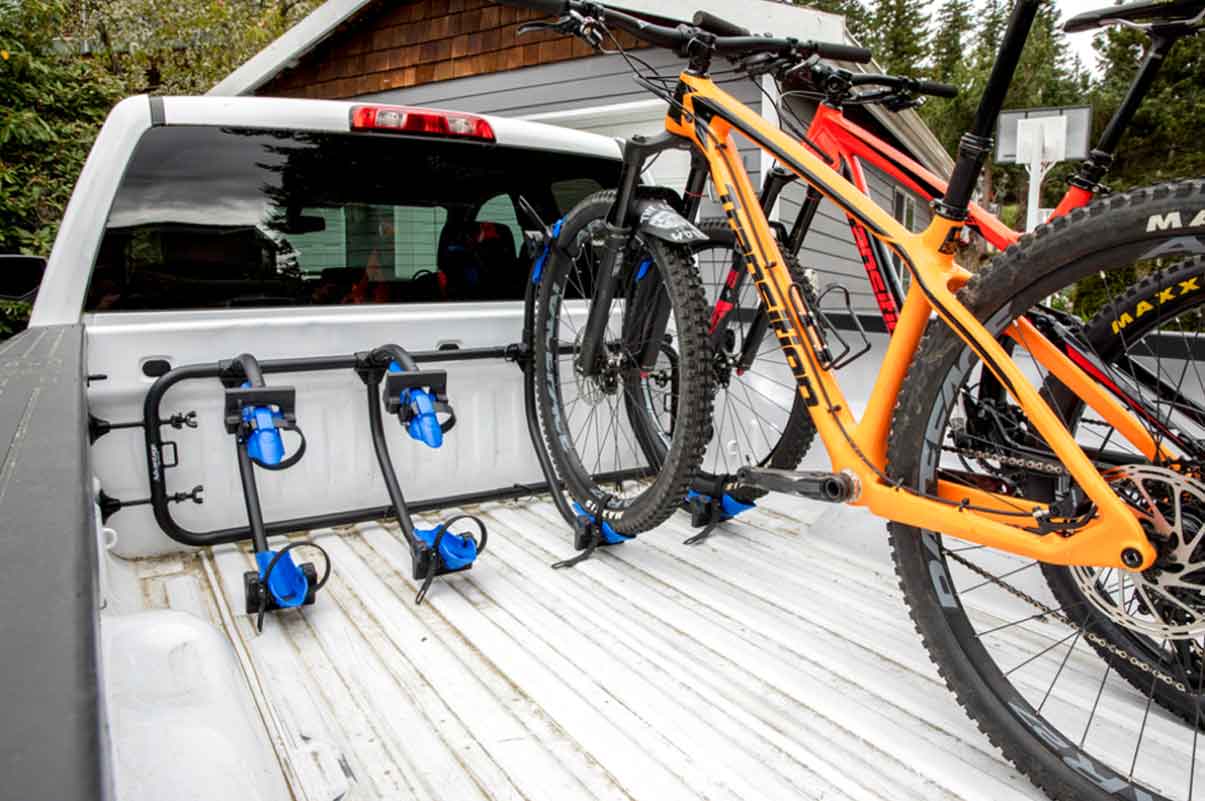 Thule Bike Rack for Truck Bed. Бед байк. Велосипед с кроватью. MTB on Pickup. Truck bike