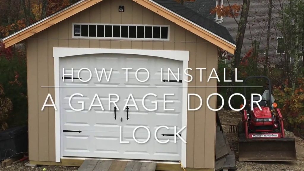 DIY Guide to add Lock to your Garage Door Garage Sanctum