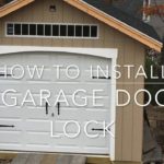 how to install garage door lock