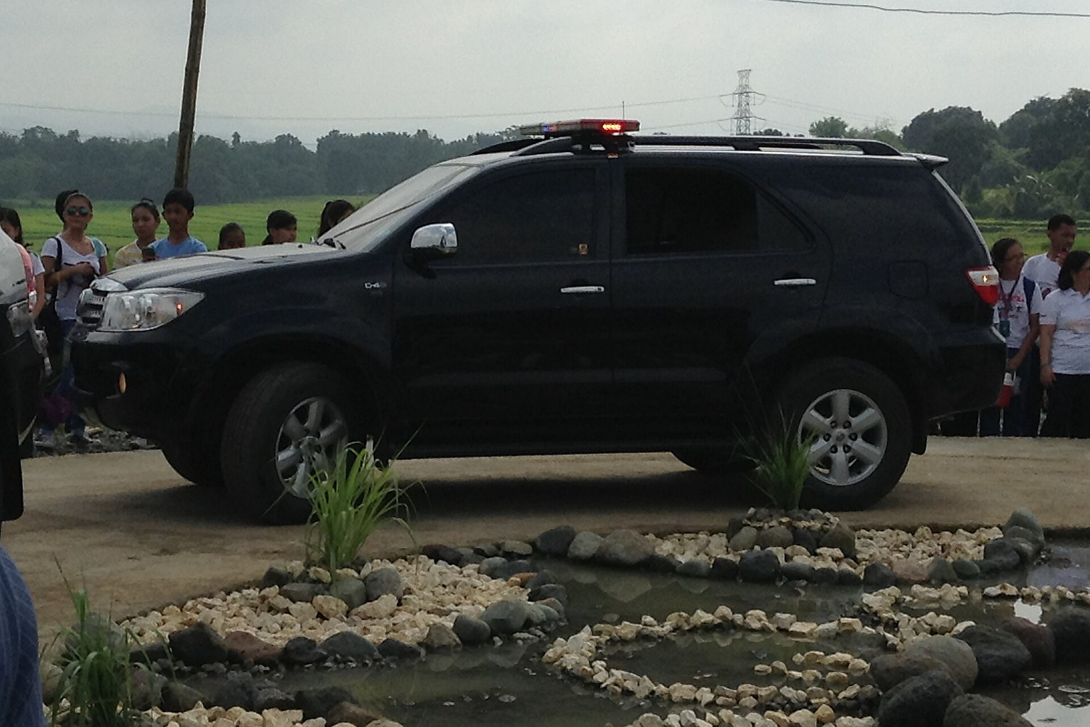 Black SUV shown in side profile