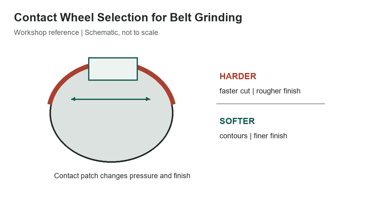 Contact Wheel Selection for Belt Grinding: Hardness, Serration, and Finish - original measurement diagram